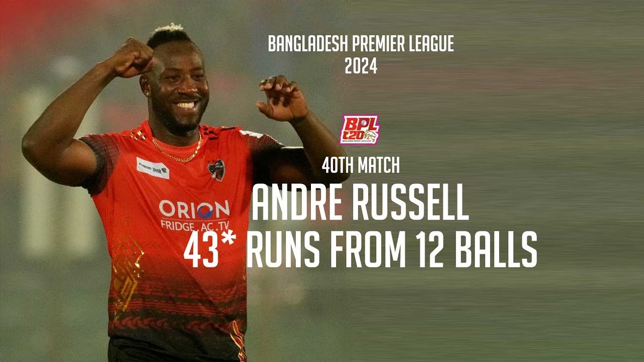 Andre Russell'S 27 Runs Against Fortune Barishal | Bpl 2024