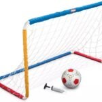 Little Tikes Easy Score Soccer Set Game Outdoor Toys for Backyard Fun Summer Play - Goal with Net, Ball, and Pump Included - Lawn Activities for Kids, Toddlers, Boys Girls Ages 2+