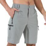 Suwangi Mens Hiking Cargo Shorts Quick-Dry Outdoor Athletic Short Travel Fishing Golf Tactical Short for Men with Multipocket