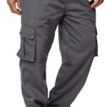 AIFARLD Men's Cargo Pants with Pockets Cotton Hiking Sweatpants Casual Athletic Jogger Sports Outdoor Trousers Relaxed Fit