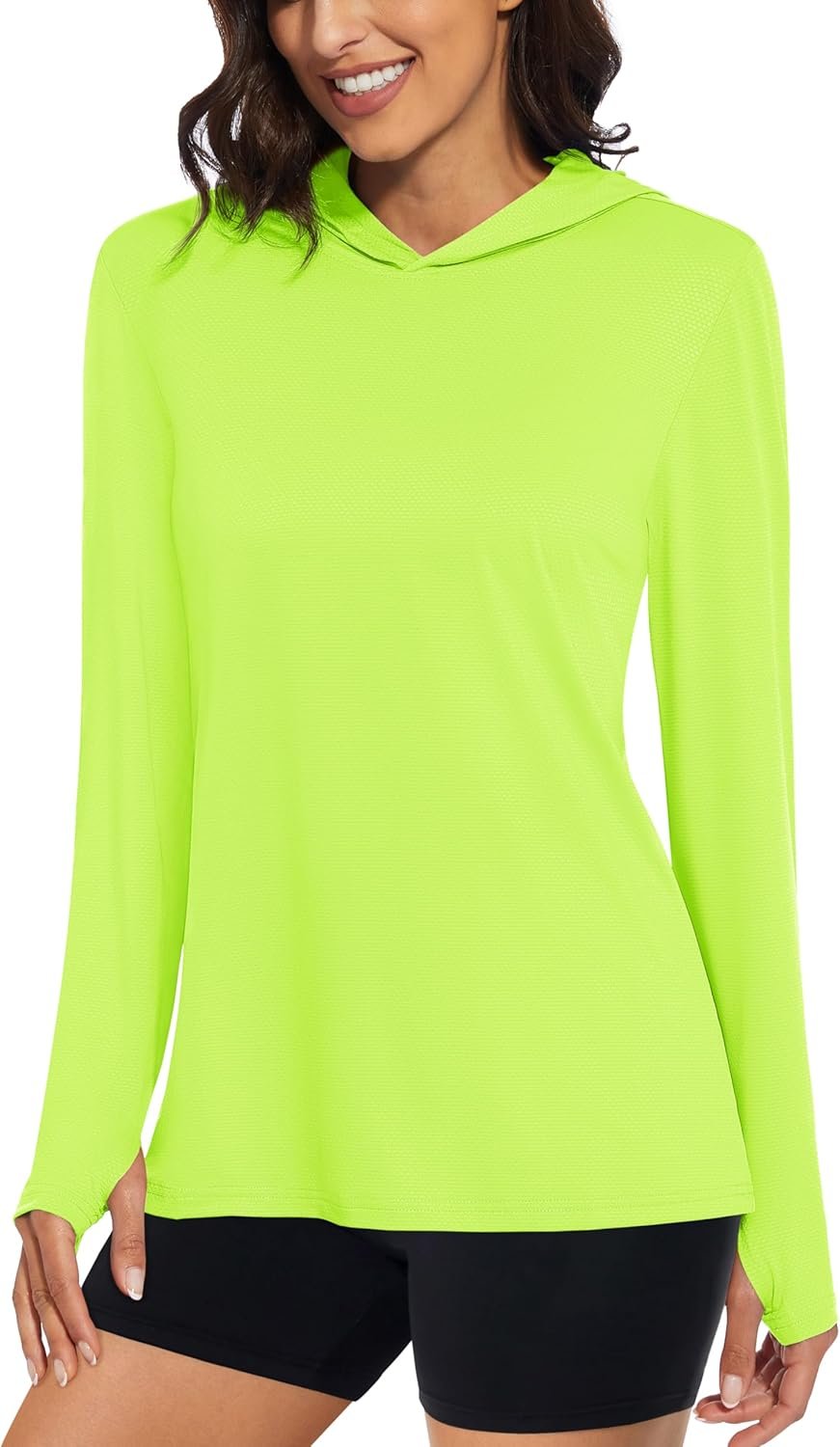 MAGCOMSEN Women's Sun Hoodie UPF 50+ Rash Guard T Shirts Long Sleeve Athletic Hiking UV Protection Shirts