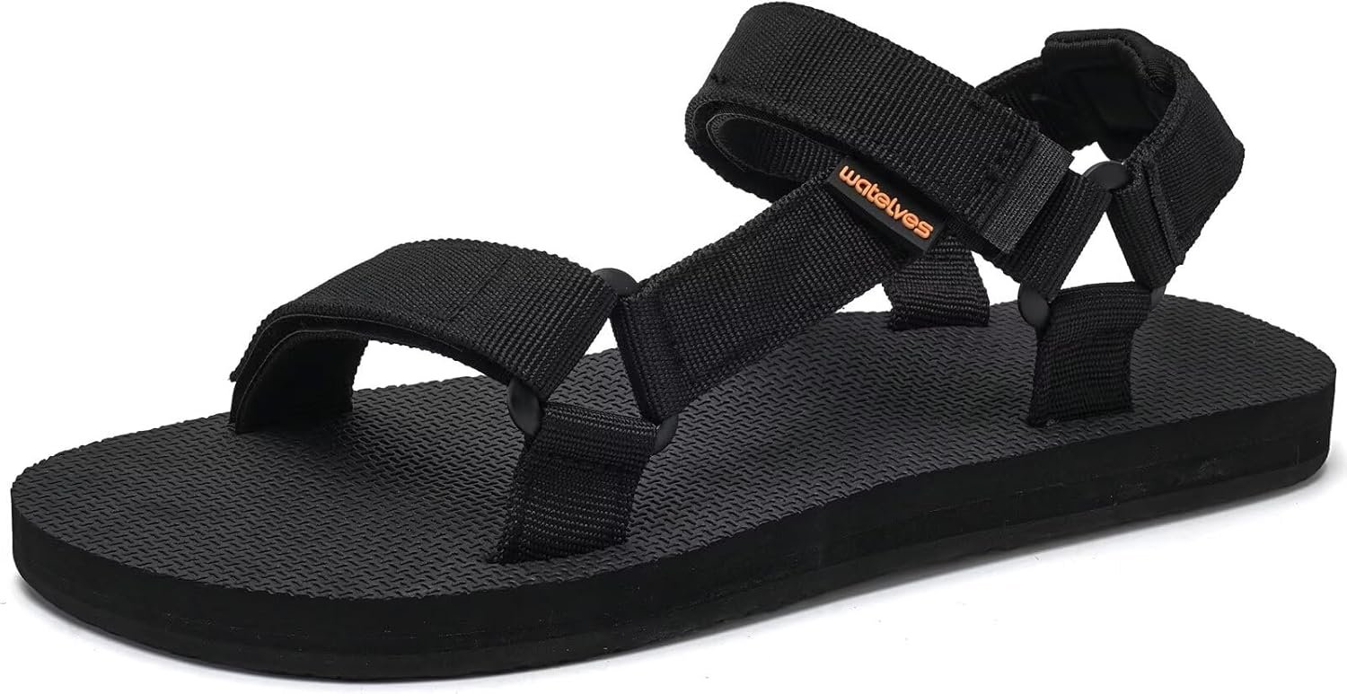 WateLves Womens-Sport-Sandals Outdoor Hiking Sandals with-Arch-Support Comfortable Webbing-Water-Athletic Beach-Sandals for Travel-Walking-Trekking-Camping