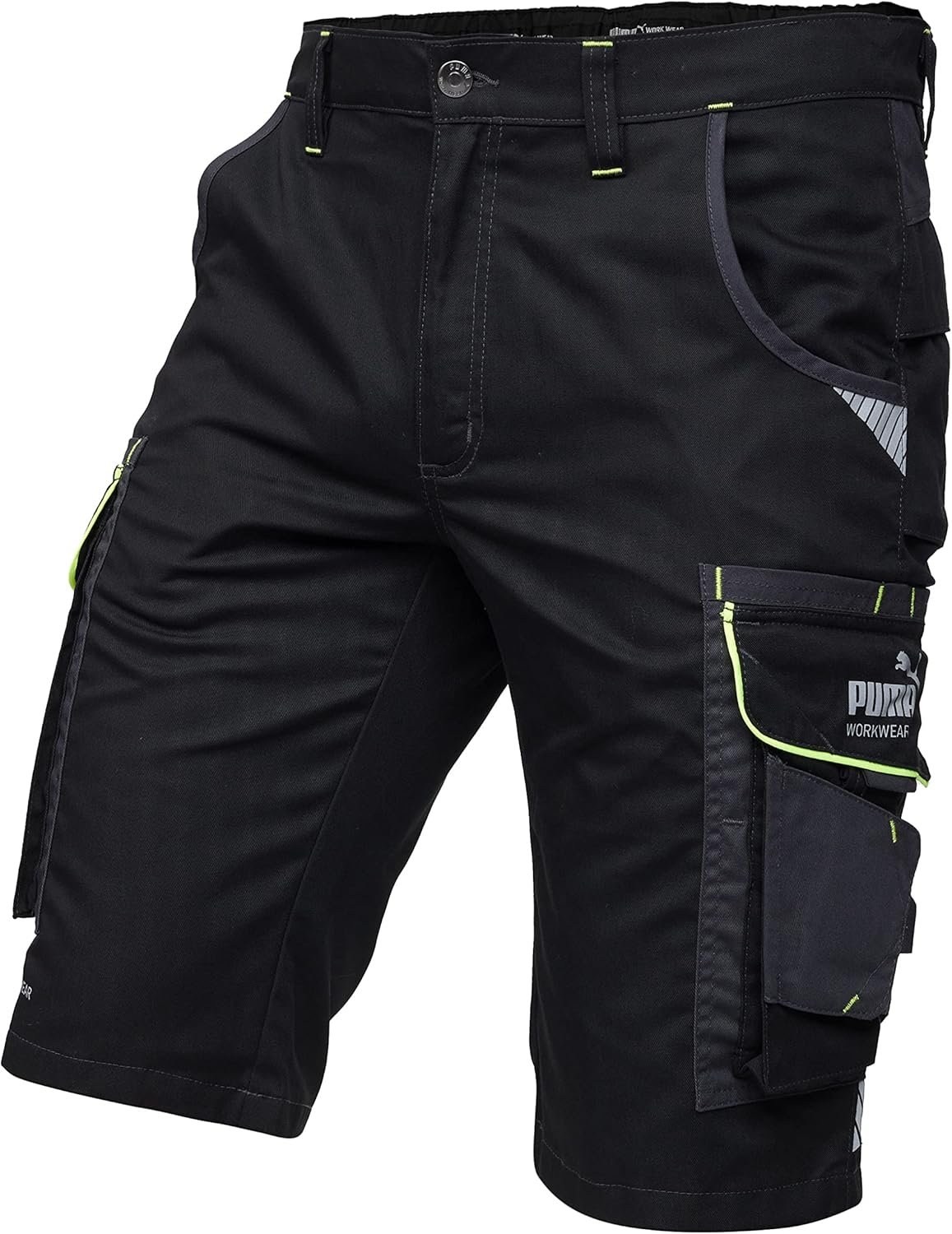 PUMA Workwear Shorts Men - Precision X - Outdoor Multi-Pocket Cargo Shorts - Lightweight, Durable and Reinforced Mens Shorts