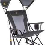 GCI Outdoor Sunshade Rocker Outdoor Rocking Chair with Canopy
