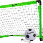 Franklin Sports Kids Mini Soccer Goal Set - Backyard + Indoor Mini Net and Ball Set with Pump - Portable Folding Youth Soccer Goal - Perfect Kids Toy - 36" x 24"