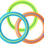 Flying Disc for Kids Adults 11 inch Flying Ring, 3 Pack Beach Backyard Sports Play Soft Discs，Best Sport Outdoor Tossing Toy Gift for 4+ Year Old Boys Girls Family 3PCS (Yellow，Orange & Turquoise)