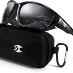 suoso Sports Polarized Sunglasses for Men: Womens UV400 Protection Sun Glasses Wrap Around Goggles for Fishing Driving TR90