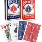 Bicycle Rider Back Playing Cards, Standard Index, Poker Cards, Premium Playing Cards, Red & Blue, 2 Count (Pack of 1)