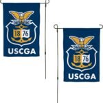 Desert Cactus US Coast Guard Academy USCGA Garden Flag – 19 x 12 inch USCGA Bears Banner, For Outdoor Display and Events (Design A)