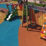 Poured-in-Place Surfacing Repair Kit Fix Rubber Playground (Blue/Black, Standard)