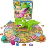 Spin Master Games, Snack-O-Saurus Rex, Interactive Dinosaur Toy for Kids, Board Games for Family Night, 2-4 Players, for Ages 5 & Up