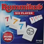 Rummikub Six Player Edition - The Classic Rummy Tile Game - More Tiles and More Players for More Fun! by Pressman , Blue