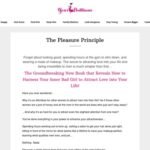 The Pleasure Principle - How to unlock the power of pleasure and transform your life by Amy Waterman.