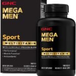 Mega Men Sport Multivitamin Caplets, Athletic Performance Nutrition, Muscle Function, Clinically Proven to Feel Better, Antioxidants, B Vitamins, Energy Production, Timed Release, 180 ct