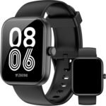 Smart Watch with Alexa Built-in, 1.83" HD Touchscreen, Digital Bluetooth Calling, IP68 Waterproof Fitness Tracker, 120+ Sports Modes, 24/7 Heart Rate/Sleep Monitor for iPhone Android (Black)