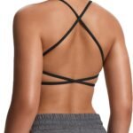 Aoxjox Women's Workout Sports Bras Fitness Ivy Low Impact Bra Yoga Crop Tank