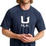 HUK Men's Icon X Crew, Short-Sleeve Performance Fishing Shirt