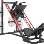 Dripex Leg Press Machine, Leg Press Machines for Home Gym, Professional Leg Press Hack Squat Machine Combo with 4 Weight Plate Storage Holders for Full Lower Body Workout, Weight Plates Not Included