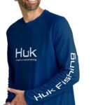 HUK Men's Pursuit Vented Long Sleeve, 30 UPF Fishing Shirt