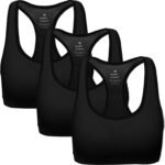 MIRITY Women Racerback Sports Bras - High Impact Workout Gym Activewear Bra