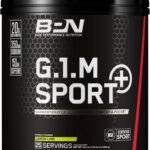 BARE PERFORMANCE NUTRITION G.1.M Sport+ Endurance Pre-Workout – Lemon Lime | 25 Servings | 20g Carbs, 350mg Sodium, 150mg Caffeine | Electrolytes, Nootropics & Cluster Dextrin® for Energy & Focus