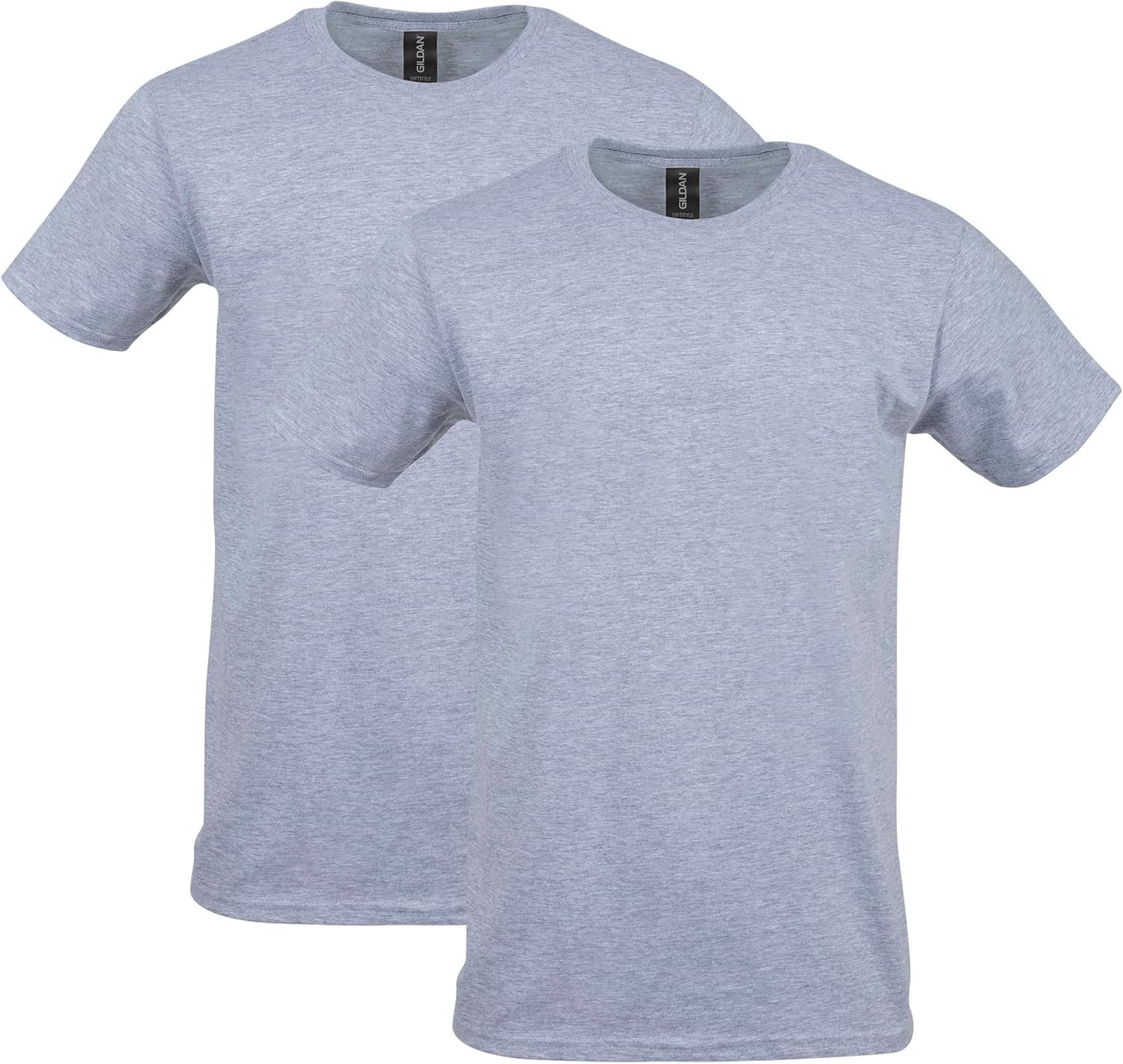 Gildan Adult Softstyle Cotton T-Shirt, Style G64000, Multipack
