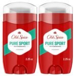 Old Spice Aluminum Free Deodorant For Men, High Endurance, 24/7 Sweat Defense & Odor Protection, 24/7 Freshness & Lasting Scent, Pure Sport Scent, 3.0 oz (Pack of 2)