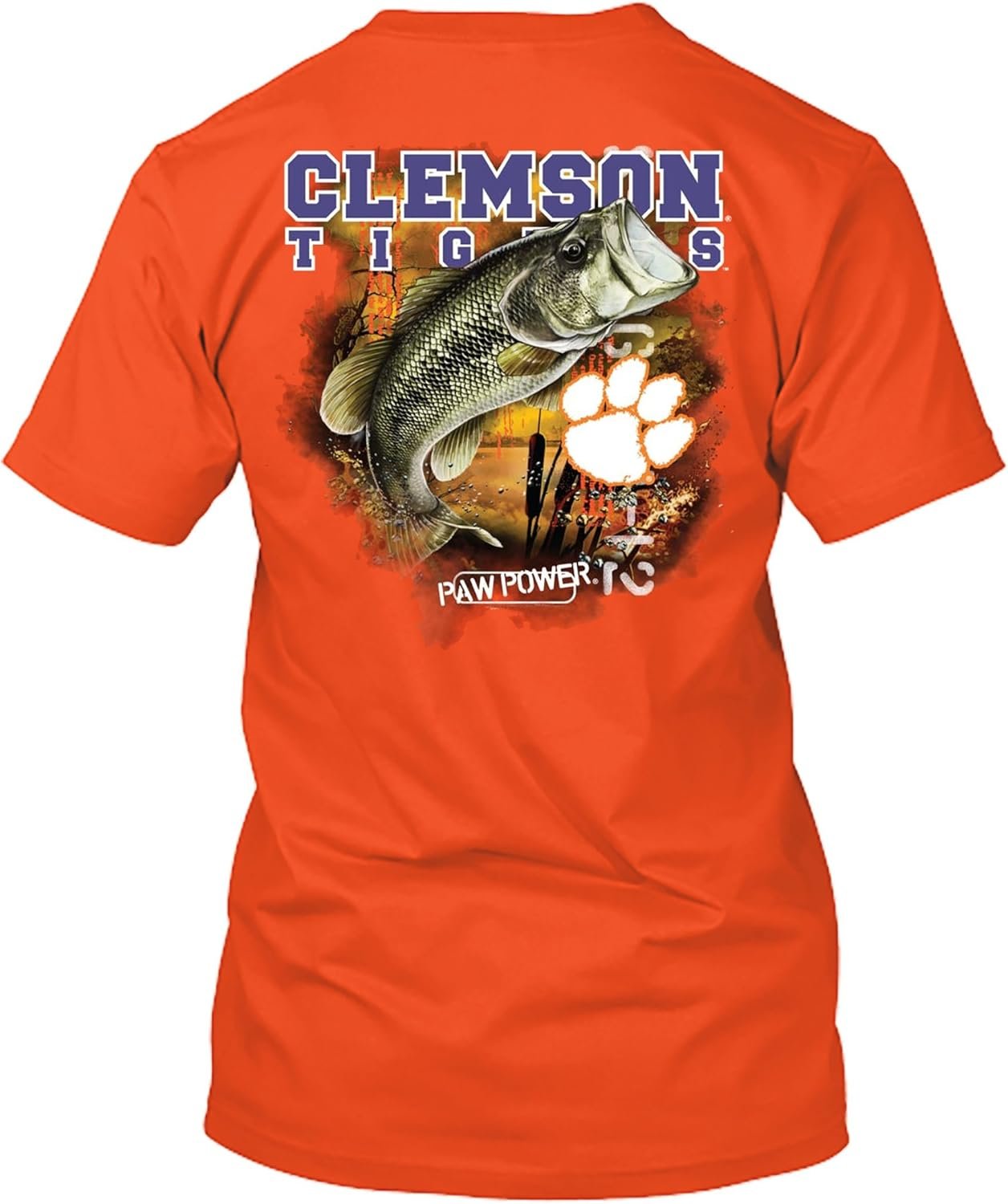 New World Graphics NCAA - Bass Fishing T Shirt - Officially Licensed Apparel