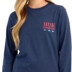 HUK Boys' Long Sleeve Graphic Tee, Soft, Comfortable T-Shirt with Fun Fishing Designs for Everyday Wear