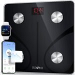 RENPHO Smart Scale for Body Weight, Digital Bathroom Scale BMI Weighing Bluetooth Body Fat Scale, Body Composition Monitor Health Analyzer with Smartphone App, 400 lbs - Elis 1