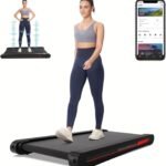 Sperax Walking Vibration Pad with APP, 3 in 1 Under Desk Treadmill, 2.5HP Low Noise Walking Treadmill Pad with Remote Control,Portable Treadmills for Home Office