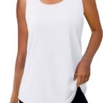 WIHOLL Workout Tops for Women Summer Athletic Tank Tops Sleeveless Shirts Beach Lightweight Gym Clothes