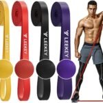 LEEKEY Resistance Bands Set for Pull-Up Assistance & Full-Body Training, Multi-Level Exercise Bands with Bag for Home Workouts, Physical Therapy, Strength Training (Men/Women)