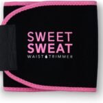 Sports Research® Sweet Sweat Waist Trimmer - Premium Sweat Enhancing Fitness Belt for Women & Men - 5 Adjustable Sizes