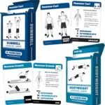 2 Pack - Bodyweight & Dumbbell Fitness Workout Cards - Over 100 Exercises